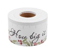 LRXIYODE 1 Roll Belly Measuring Tape How Big Is Mommy Belly Sign for Moms-to-be Style Lightweight Measurement Design Coated Paper Home Use Photo Backdrop