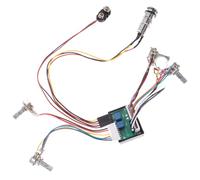 LRXIYODE 1 Set 3 Band Active EQ Preamp Circuit Wiring Harness for Electric Bass Guitar Equalizer Acoustic Guitar Pickup Accessory G102