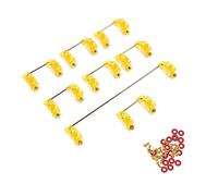 LRXIYODE 1 Set Gold Plated Satellite Shaft Stabilizer for Mechanical Keyboard DIY Supply Lightweight and Portable Enhances Key Consistency and Stability