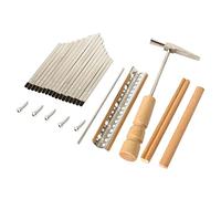LRXIYODE 1 Set Keys Kalimba DIY Accessories Set Thumb Piano Replacement Kit with Carved Scales for Beginners Ergonomic Design for Comfortable Playing for Crafting