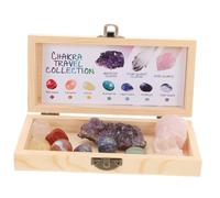 LRXIYODE 1 Set Natural Irregular Crystal Mineral Specimens Box for Zen Meditation Unique Rough Stones for Spiritual Feng Shui Home Decor Thoughtful Friends and Family