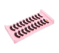 LRXIYODE 10 Pairs Curly False Eyelashes for Women Natural Volume Dramatic Look Easy to Apply Makeup Lashes for Parties Dating Daily Wear