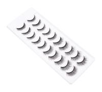 LRXIYODE 10 Pairs False Eyelashes for Women Lightweight Comfortable Makeup Lashes Natural-looking Glamour for Cosplay Parties Halloween and Daily Wear