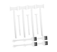 LRXIYODE 10 Sets Archaeological Excavation Kit Plastic Digging with Hammer Brush for Educational Dinosaur Digging Play Safe Lightweight Tools for Creative Treasure Discovery