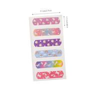 LRXIYODE 10 Sheets Breathable Hemostatic Wound Care Patches for Self Adhesive Bandages with Absorbent Pad Portable Cartoon Plasters for Injury Protection and Daily Use