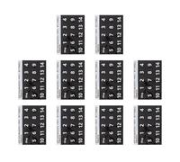 LRXIYODE 10 Sheets Ethereal Drum Note Labels for Handpan Instruments Black PVC Tongue Drum Music Scale Stickers for Music Training and Education, Reliable Quality for Fast Skill Progress