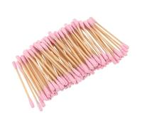 LRXIYODE 1000pcs Pink Wooden Cotton Buds Double Head Swabs with Spiral Tips for Makeup Removal and Ear Cleaning Ultra-soft Dual-ended Cosmetic Swabs for Sensitive Skin Portable Beauty Tool