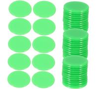 LRXIYODE 100pcs Bingo Chips Counting Tokens Gambling Markers for Game Coins with Smooth Edges for and Parties Reusable and High Grade Material