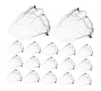 LRXIYODE 100pcs Black Nylon Hair Nets High Elastic Reusable Mesh for Ballet Buns Wigs Hairstyling Invisible Breathable Lightweight Hairnet for Women Catering and Dance