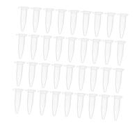 LRXIYODE 100Pcs Cell Analysis Anticoagulation Tubes with Sealed Lids Leak Laboratory Science Tubes for Precise Measurement and Hospital Use