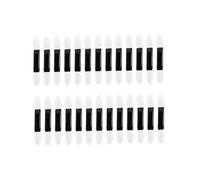 LRXIYODE 100pcs Double Ended Eyeshadow Brush Sponge Applicator Disposable Makeup Brushes for Blending and Applying Eye Shadow for Travel and Everyday Use