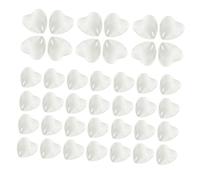 LRXIYODE 100pcs Glass Nail Polish Display Beads Nail Charts for Salon Display for Diy and Professional Use