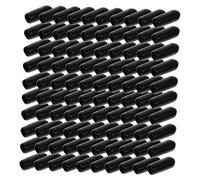 LRXIYODE 100pcs Headband Replacement Caps Rubber End Covers for Hair Hoops DIY Accessories Large Protective Hair Clasp Ending Parts Prevent Skin Irritation Comfortable Fit