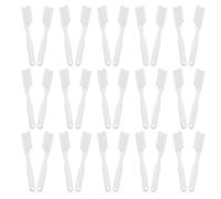 LRXIYODE 100pcs Institutional Jail Toothbrush for Adults with Soft Bristles Compact Short Handle Ergonomic Non-Slip Grip for Correctional Facilities Travel Oral Care