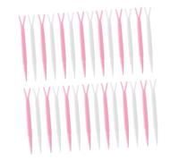LRXIYODE 100pcs Makeup Fork Eyelid Sticker y Fork Skin-friendly Double-fold Applicator for Hooded Eyes Women Beauty Tools Accessories