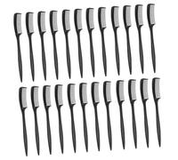 LRXIYODE 100pcs Mini Eyebrow Grooming Comb Black Eyelash Separator Brush for Mascara Clump Removal and Bangs Management Gentle Fine Toothed Beauty Tool for Women Portable Pocket Sized