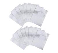 LRXIYODE 100Pcs Nail Foil Wraps for Gel Polish Removal Manicure Supplies with Textured Tin Foil Easy to Use Nail Cleaning Tool Kit for Home Use Safe and Reliable Wrapping for Fingers and