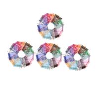 LRXIYODE 100pcs Organza Drawstring Bags Gilding Stars Moons Multi-color Pouches for Weddings Parties Jewelry and Candy Storage Elegant Packaging
