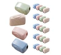 LRXIYODE 100pcs Toothbrush Head Covers Set Dust-Proof Travel Toothbrush Protector Caps with Ventilation Portable Hygiene Case for Outdoor and Daily Use