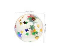 LRXIYODE 100pcs Water Floating Bouncing Balls with Five-pointed Summer Pool and Beach for Outdoor Water Games and Recreational Fun