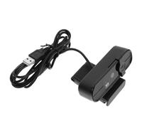 LRXIYODE 1080p HD Webcam with USB Connectivity for Remote Work and Video Conferencing, Black Plastic Camera and Crisp Live Broadcast Visuals, Suitable for Computer Desktop Use
