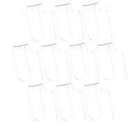 LRXIYODE 10pcs Beauty Palette Eye Shadow Clear Eyeshadow Mixing Palette Makeup Mixing Tray Transparent Acrylic