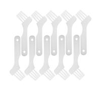 LRXIYODE 10pcs Braces Cleaning Brushes for Teeth Dentures and Braces Small Interdental Floss Brushes for Keyboard Car and Kitchen Cleaning Portable White Plastic Toothbrush