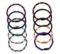LRXIYODE 10pcs Braided Hair Ties for Men and Women Gentle No-snag Ponytail Holders Stable Grip Elastic Hair Bands Stylish Multi-color for Daily Use