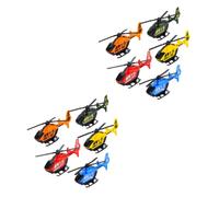 LRXIYODE 10pcs Flying Helicopter with Sturdy Propellers Smooth Edges Educational Airplane Playthings for Boys and Mini Wind Up Aircraft for Outdoor Fun Random Color