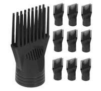 LRXIYODE 10Pcs Hair Dryer Comb Nozzle Attachment Blow Dryer Front Nozzle Plastic Replacement for Smooth Styling and Easy Installation