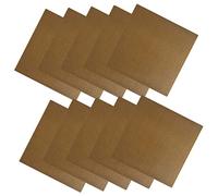 LRXIYODE 10pcs Heat Resistant Hair Straightener Stickers Protective Decals for Curling Irons and Flat Irons Salon Use Barrier Tape for Safe Styling