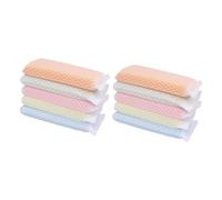LRXIYODE 10pcs Kitchen Scouring Cloth Non-Scratch Dishwashing Rags with Powerful Scrub Surface Highly Absorbent Soft Sponges for Dishes Sinks Counters Dishwasher Safe Cleaning Random Color