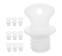 LRXIYODE 10Pcs Leakproof Silicone Hot Water Bottle Caps Replacement Stoppers for Hot Water Bags with Universal Rubber Seal, Suitable for Travel and Home Use