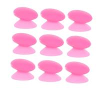 LRXIYODE 10pcs Lip Brush Lost Covers Protective Holding Covers for Travel Use Silicone Lip Brush Head