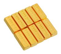 LRXIYODE 10pcs Mini Bar Model Mini Fake Brick Model for Dollhouse Miniature Kit Sim Bricks Make It Decoration and Photography Props