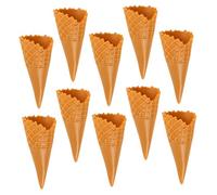LRXIYODE 10pcs Mini Ice Cream Cone Charms DIY Crafting Phone Case Decor Accessories Durable Handmade Embellishments for Unique Phone Covers