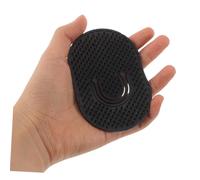 LRXIYODE 10pcs Mini Soft Silicone Scalp Massage Comb for Men Portable Palm Hair Brush with Stimulating Bristles for Dandruff Removal and Scalp Care Travel-Friendly Pocket Design for Office