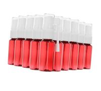 LRXIYODE 10pcs Nasal Wash Bottle Portable Pet Spray Bottles 20ml Simple Operation Red Design for Nasal Rinse and Cleaning