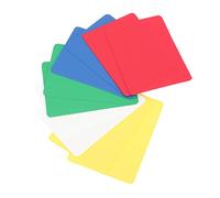 LRXIYODE 10pcs Plastic Cut Cards for Poker Poker Slices in Colors Professional Card Pressing Tool for Quick Dealing Convenient Desktop Game Accessory