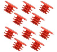 LRXIYODE 10pcs Plastic Handlebar End Caps for Road Bikes and Electric Bicycles Lightweight Bike Handle Plug Covers Press-fit Design Easy Assembly and Dust Protection