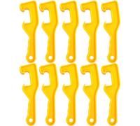 LRXIYODE 10pcs Plastic Paint Bucket Opener Set for Easy Lid Removal, Lightweight and Sturdy Tool for Opening Gallon Buckets and Paint Barrels, Suitable for Professional Use