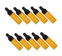 LRXIYODE 10pcs Practical Glass Dropper Bottles Essential Oil Bottles for Dispensing Oils Lotions More for Storage Travel