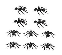 LRXIYODE 10Pcs Realistic Fake Ant for Halloween Pranks Party Favors and Decoration Lifelike Insect Figures for Fun Scares and