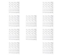 LRXIYODE 10pcs Self Adhesive Crystal Rhinestones Face Gems Stickers for Eye Body Makeup Festival Performance Flat Back Colorful Jewels for Stage and Party