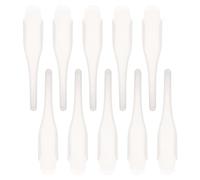 LRXIYODE 10pcs Thermometer Carrying Case Covers for Digital Thermometer Probes, Lightweight and Impact Resistant Plastic Storage Sleeves 11.5x2.4x1.5cm, for Families the Go