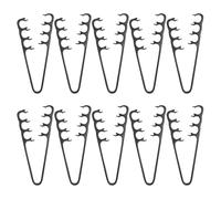 LRXIYODE 10pcs Wide-tooth Hair Texture Comb for Men and Women Volumizing Hair Pick with Scalp-massaging Teeth Anti-static Fluffy Styling Tool for Maximum Root Lift