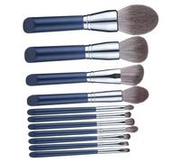 LRXIYODE 11PCS Makeup Brush Kit for Beginners Soft Fibers Professional Cosmetic Tools for Eyeshadow Contouring Blending Highlighting Travel Friendly Brushes for Teens