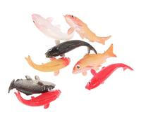 LRXIYODE 12 Scale Mini Goldfish Figurines for Dollhouse Decor, Micro Landscape DIY Miniature Carp Fish Models, Large Random Assortment for Fairy Garden and Terrarium Craft