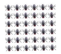 LRXIYODE 120pcs Realistic Plastic Fly Prank Lightweight Mini Insect Figures for Halloween April Fools Party Decorations Reusable Small Bug Props for Social Media Photography and Fun