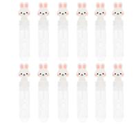 LRXIYODE 12pcs Bunny Bubble Wands Mini Bubble Sticks Kids Party Favors Children Outdoor Toy Fun for Birthday Weddings